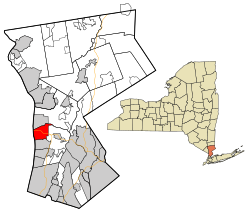 Location of Tarrytown, New York