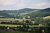 Blick vom Gebiet südwestlich von Fladungen nordwärts zum Stellberg bei Melpers