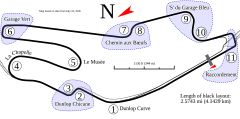 Tracciato di Circuito Bugatti