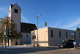 Kirche und neues Gemeindehaus (2018)