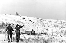 Hoppbacke vid Kirkenes, 1940.