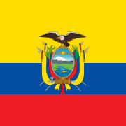 Bandera presidencial. Proporción: 1:1