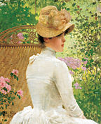 Lady in the garden 1889