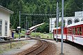 Beginn der Zahnstange in Obermatt