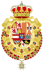Címere mint Sapanyolország királya[4]
