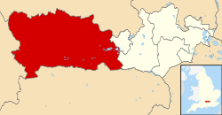 Shown within Berkshire