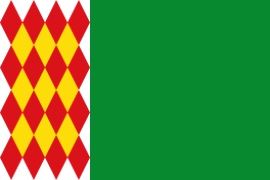 Representación de la bandera actual de Sardañola.