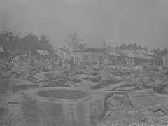 Devastation after the fire (ca. 1890–1920)