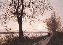 Christen Købke - Autumn Morning on Lake Sortedam.jpg