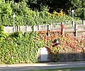 Entrance to the shelter at the bottom of the Schlossberg.