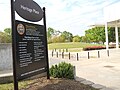 Entrance to Heritage Place Park, City of Conroe, TX.