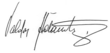 Signature de Valdas Adamkus