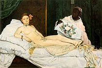 Olympia, Manet, 1863.