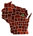 Image 57Map of counties in Wisconsin by racial plurality, per the 2020 U.S. census Legend Non-Hispanic White   40–50%   60–70%   70–80%   80–90%   90%+ Native American   80–90% (from Wisconsin)