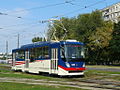 A K-M1 tram which was in operation between 2016 and 2022