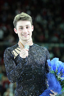 Brian Joubert bei der Weltmeisterschaft 2008