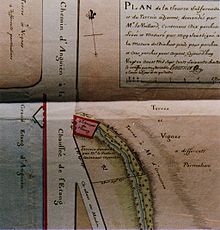 Plan de la source sulfureuse en 1779