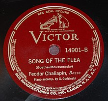 Description de l'image Feodor Chaliapin - Song of the Flea - Victor 14901B.jpg.