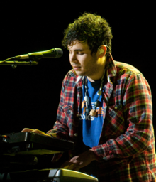 Batmanglij performing in 2009