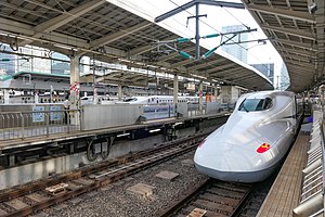 東海道新幹線月台（2021年9月）