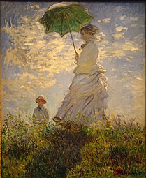 Dame med parasol, 1873