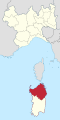 Provincia Sacerensis Regni Sardiniae anno 1859.