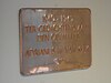 Plaquette in het NS-station (1)