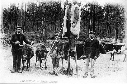 Maesaerien el Landes, a-raok 1900.