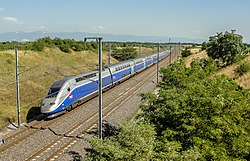 SNCF TGV Duplex біля Валанс