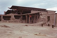 Site of Tapa Shotor, with a protective roof.[27]