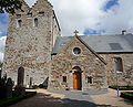 Åkirke. Entrance in porch