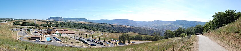 L'aire de repos de Brocuéjouls.