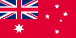 Vlag van Nauru wat gebruik is gedurende die Trusteeskap met Australië en die Verenigde Koninkryk, 1948 tot 1968