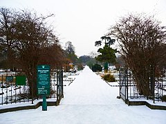 L'école de botanique en hiver.