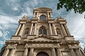 Façade of the Saint-Gervais-Saint-Protais from Paris