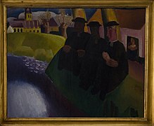 Vissers aan de Leie (1923) von Frits Van den Berghe