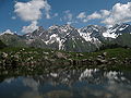 Mädelegabelgruppe vom Guggersee aus Nordwesten