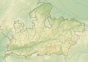 Map showing the location of കുനോ ദേശീയോദ്യാനം