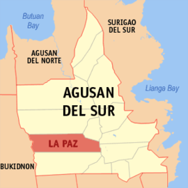 La Paz na Agusan do Sul Coordenadas : 8°17'N, 125°49'E