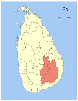 Location within Sri Lanka