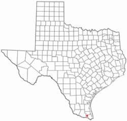 Location of Palm Valley, Texas