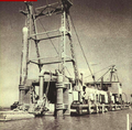 1952年 修建中的塘沽新港