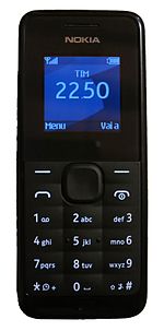 Nokia 105 2013 etuosa