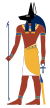 Anubis standing