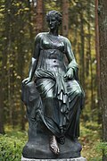 Euterpe statue (St. Petersburg, Pavlovsk, Old Sylvia, Central area)