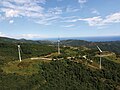 Wind farm with 3 Enercon E-48 in Stella, Liguria, Italy
