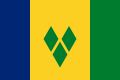 Bandera de Saint Vincent i les Grenadines.