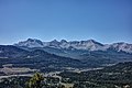 Flathead Range Left to rightː Mount Coulthard, Andy Good Peak, Mount Parrish, Chinook Peak.