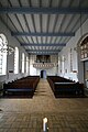 Interior viewed from quire. Portrait format. Wide angle.