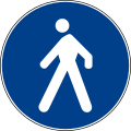 Pedestrian lane